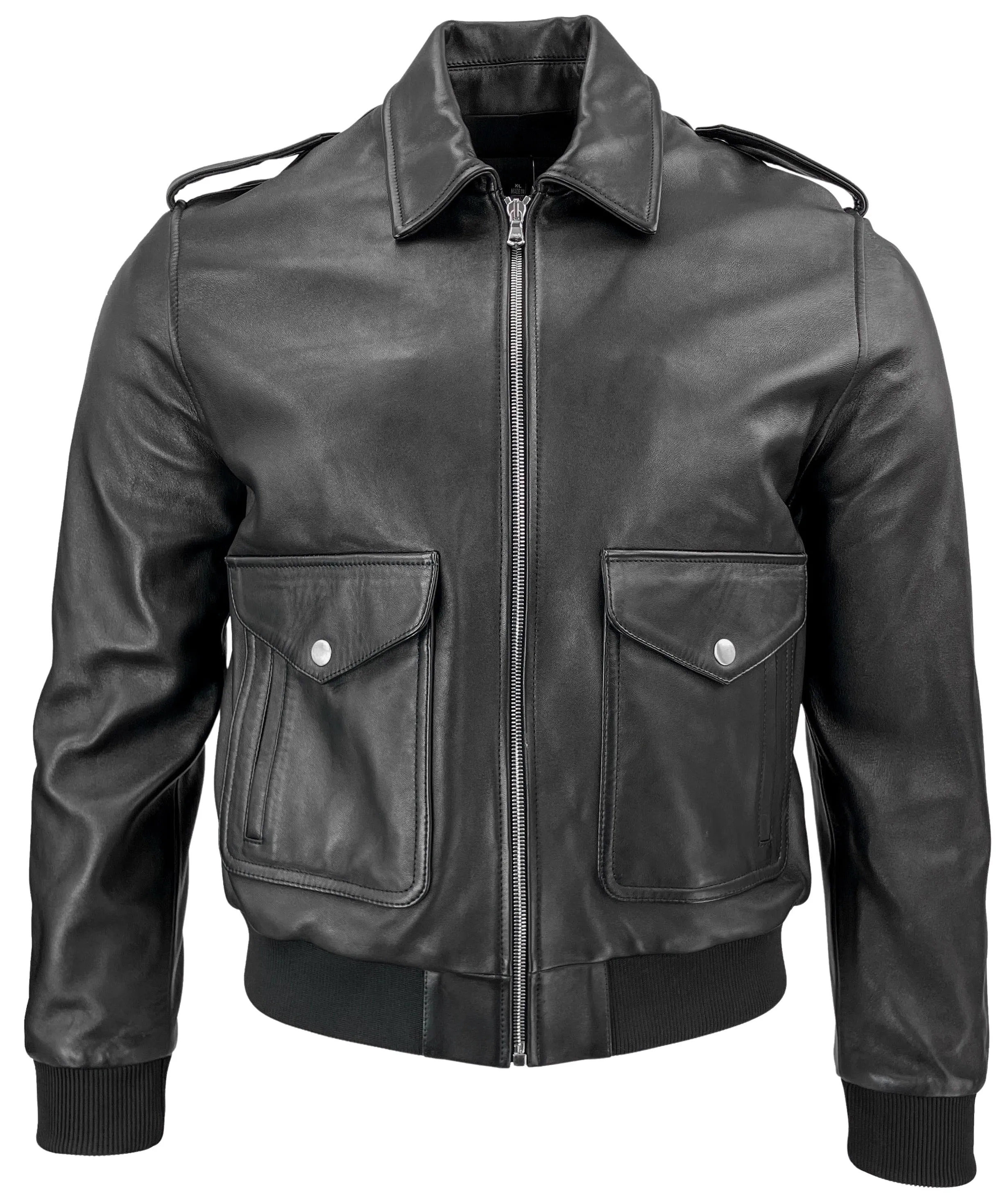 Nili Lotan Burton Leather Jacket in Black