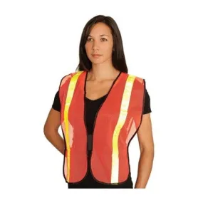 Non-ANSI Prismatic Tape Mesh Reflective Safety Vest (5/pack)