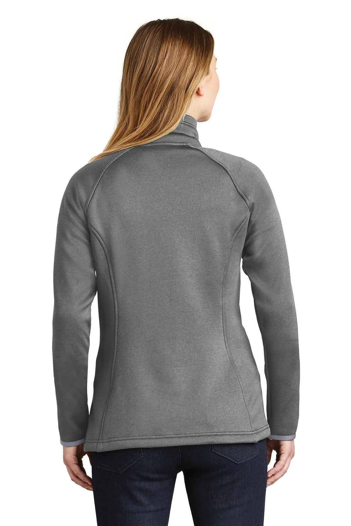 North Face Ladies Canyon Flats Stretch Fleece Jacket TNF Medium Grey Heather