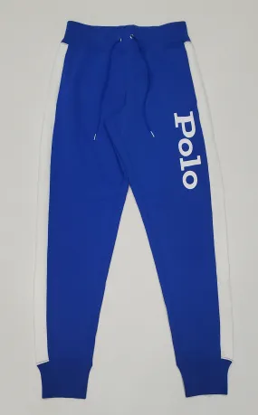 Nwt Polo Ralph Lauren Women's Royal Blue Spellout Joggers