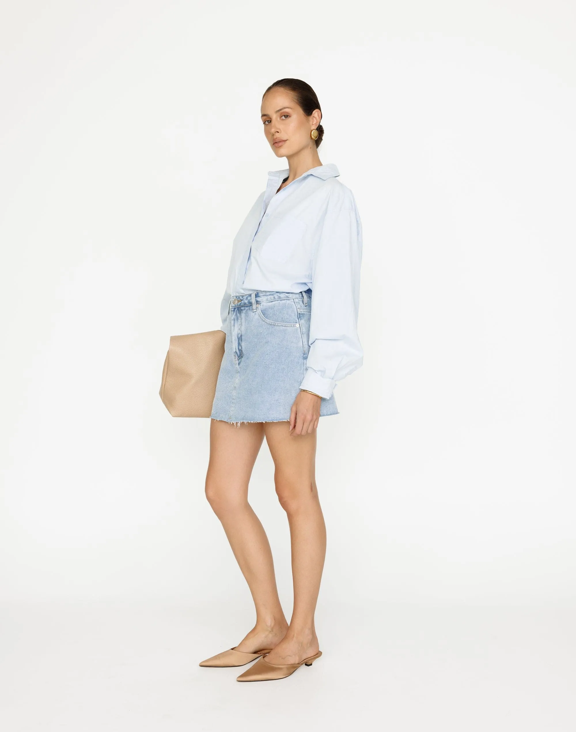 Okara Denim Skort (Light Vintage)