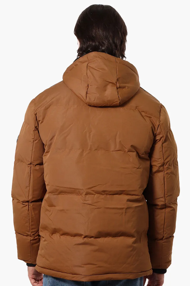 Oppenheimer Flap Pocket Parka Jacket - Brown