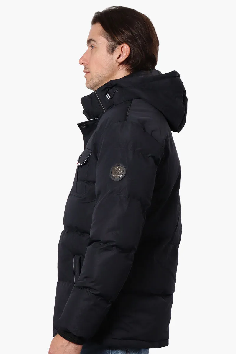 Oppenheimer Flap Pocket Parka Jacket - Navy