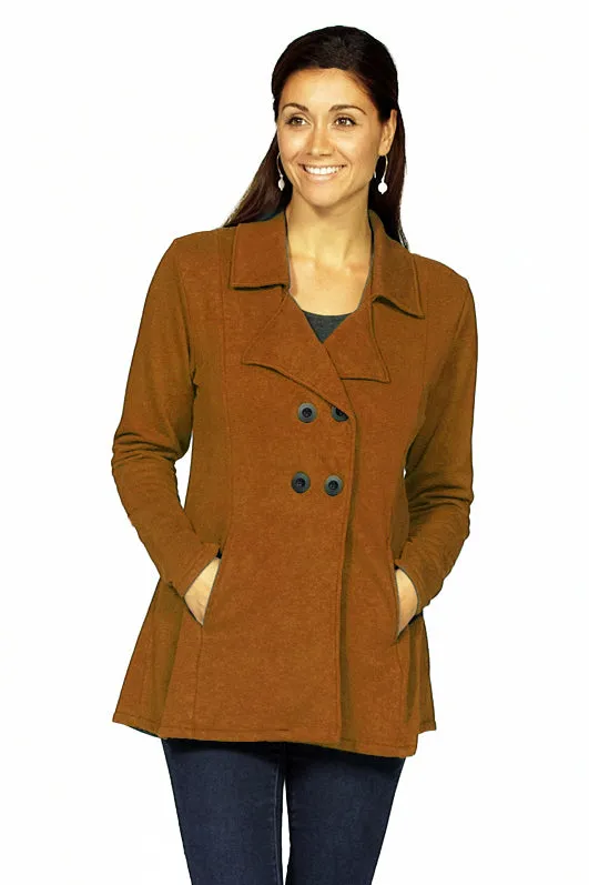 organic cotton pea coat