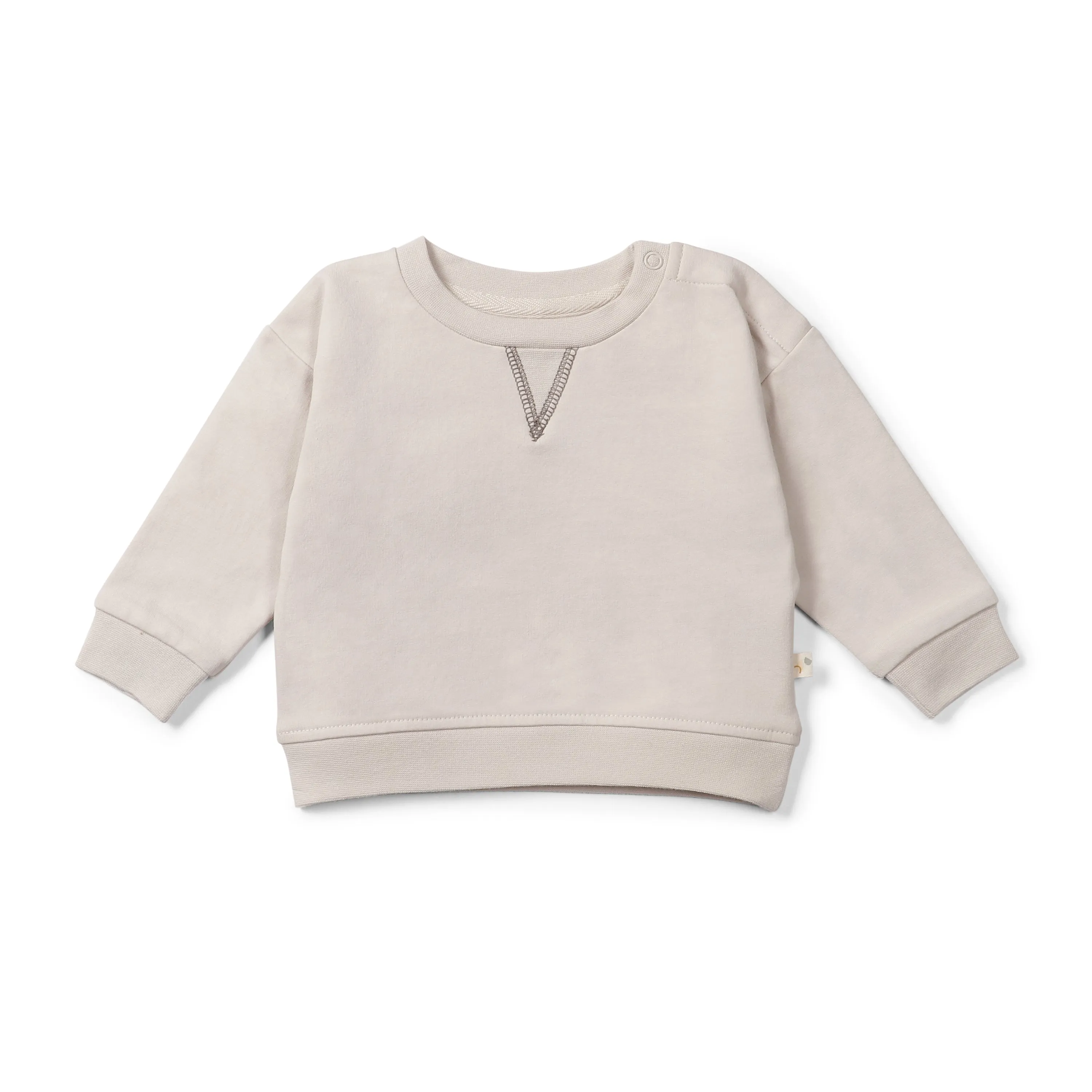 Organic Sweatshirt - Fog Solid