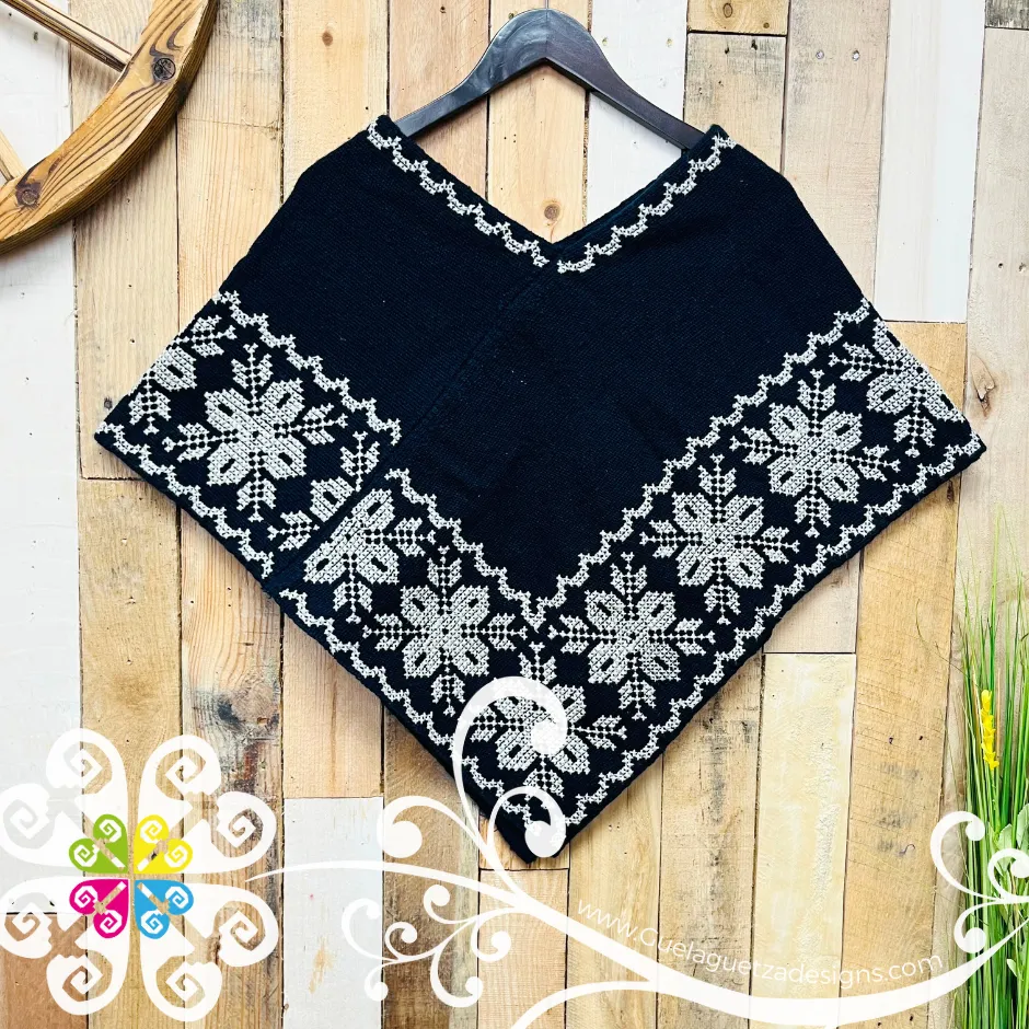 Orillado Design Embroider Poncho - Mañanita