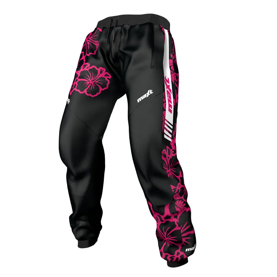 Paintball Jogger Pants - Hibiscus