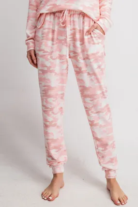 Pink Camo Joggers