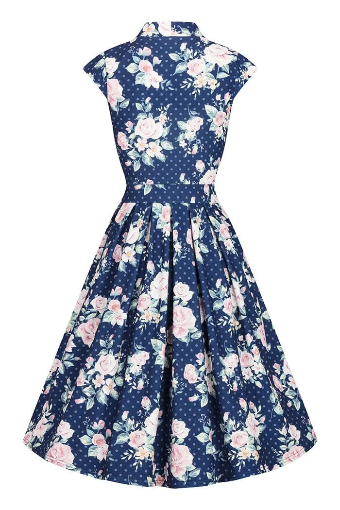 Polka Dot Floral Eva Dress