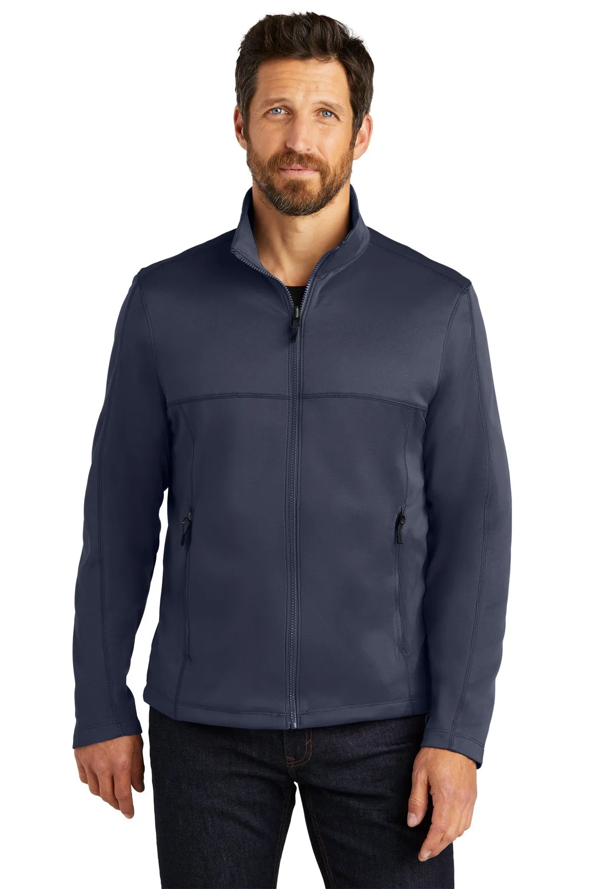 Port Authority Collective Smooth Fleece Customized Jackets, River Blue