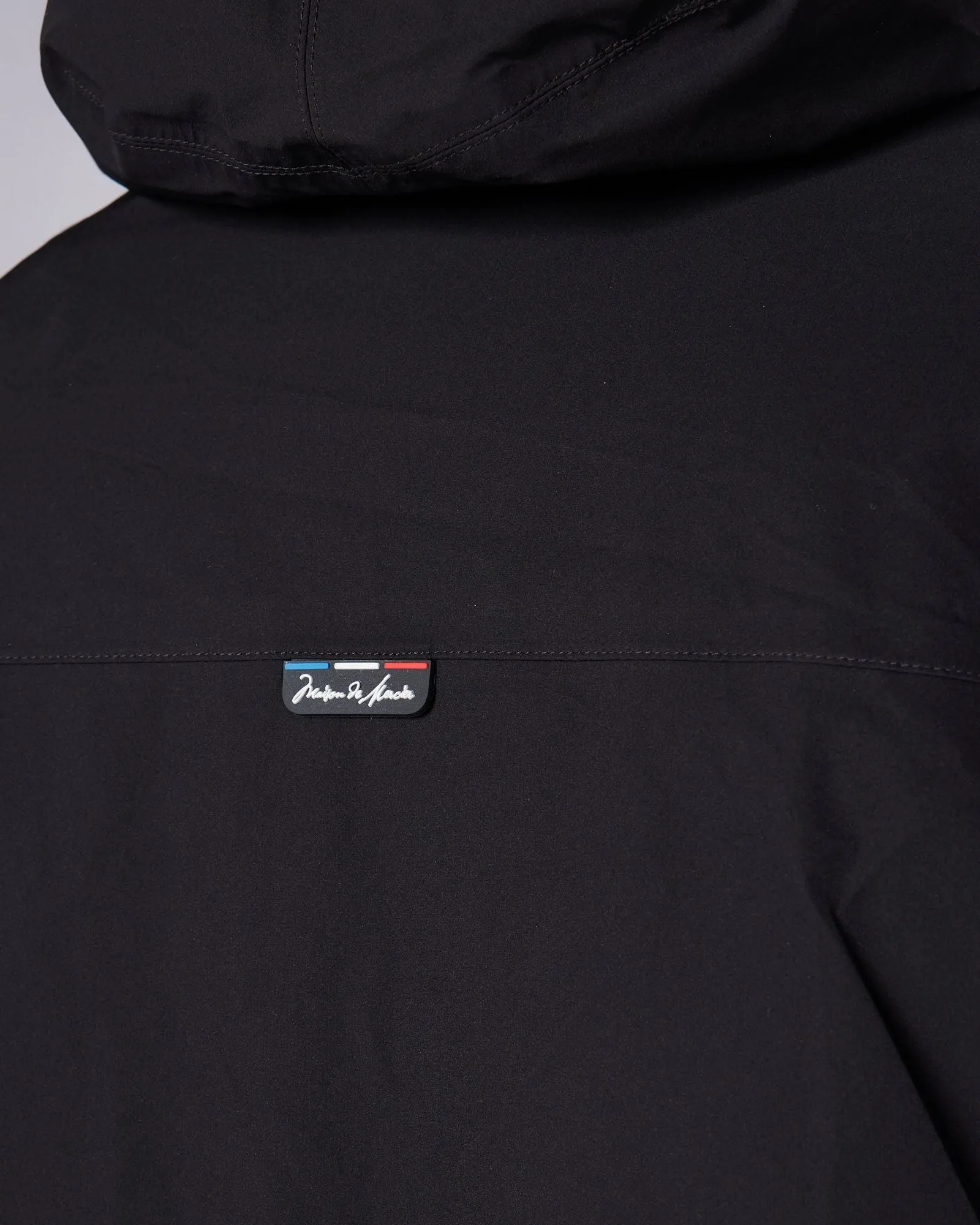 Premium OG Badge Black Parka Coat