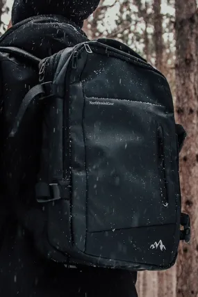 "Voyager" Expandable Backpack 26L / 38L with Built-in Rain Coat