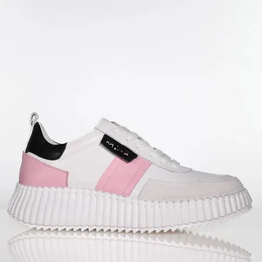 Racer - White Pink Black