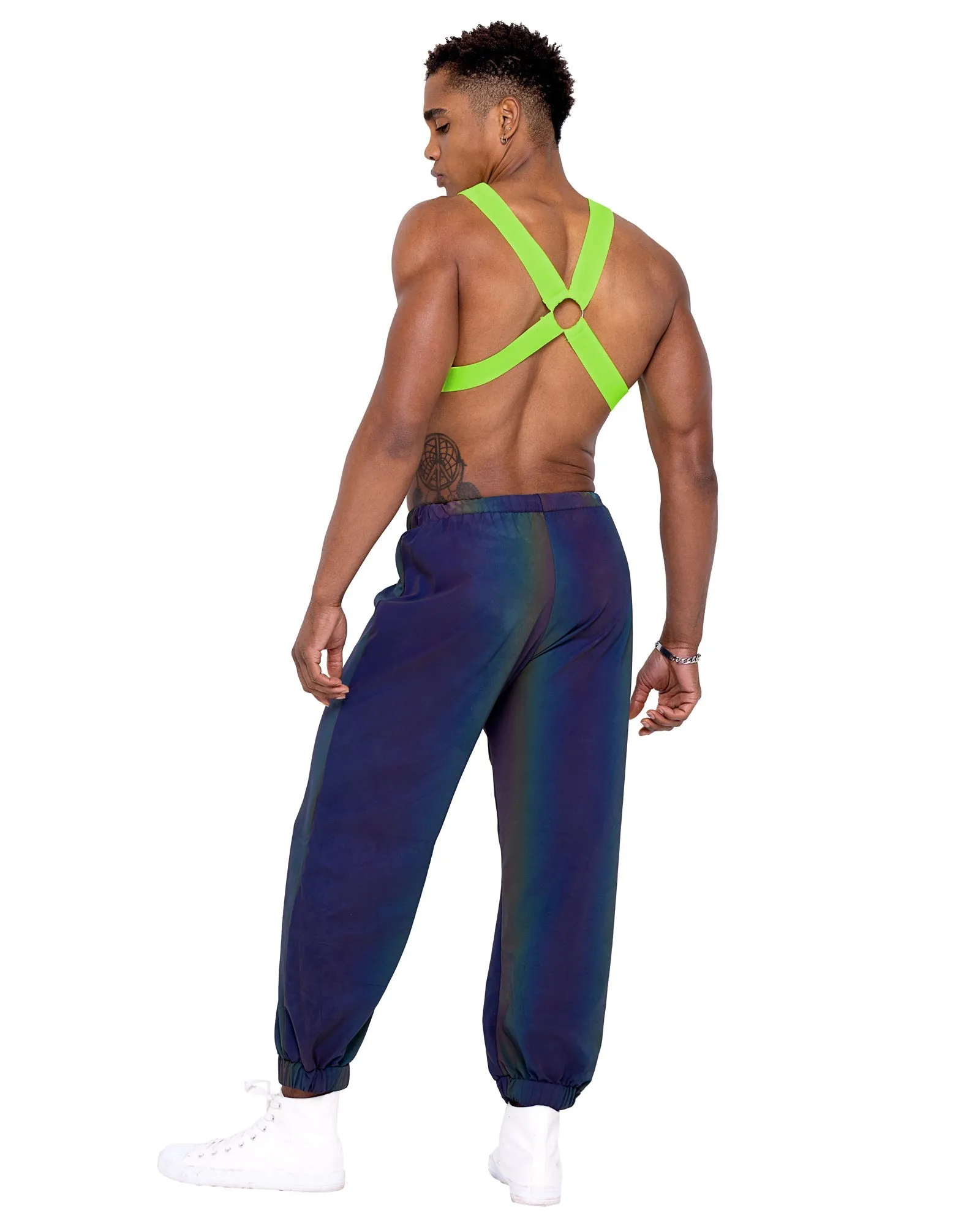 Roma Reflective Unisex Joggers - Rave & Festival Wear