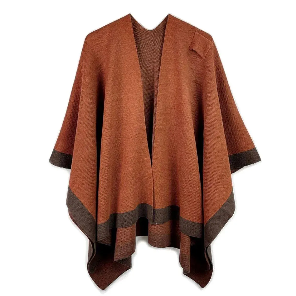 Ruana Shawl Bronze-color Shoulder Wrap for Women; Style-comfort