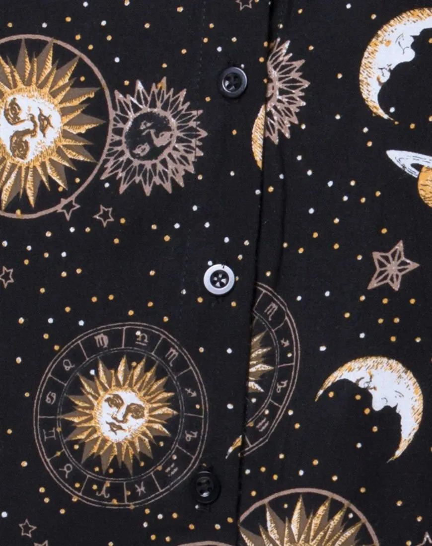 Sanna Slip Dress in Solar System