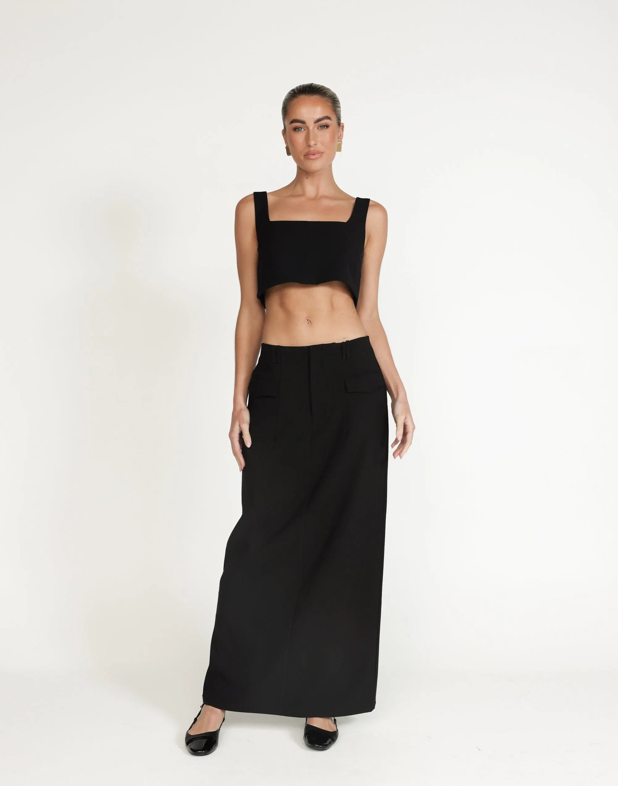 Sherin Maxi Skirt (Black)