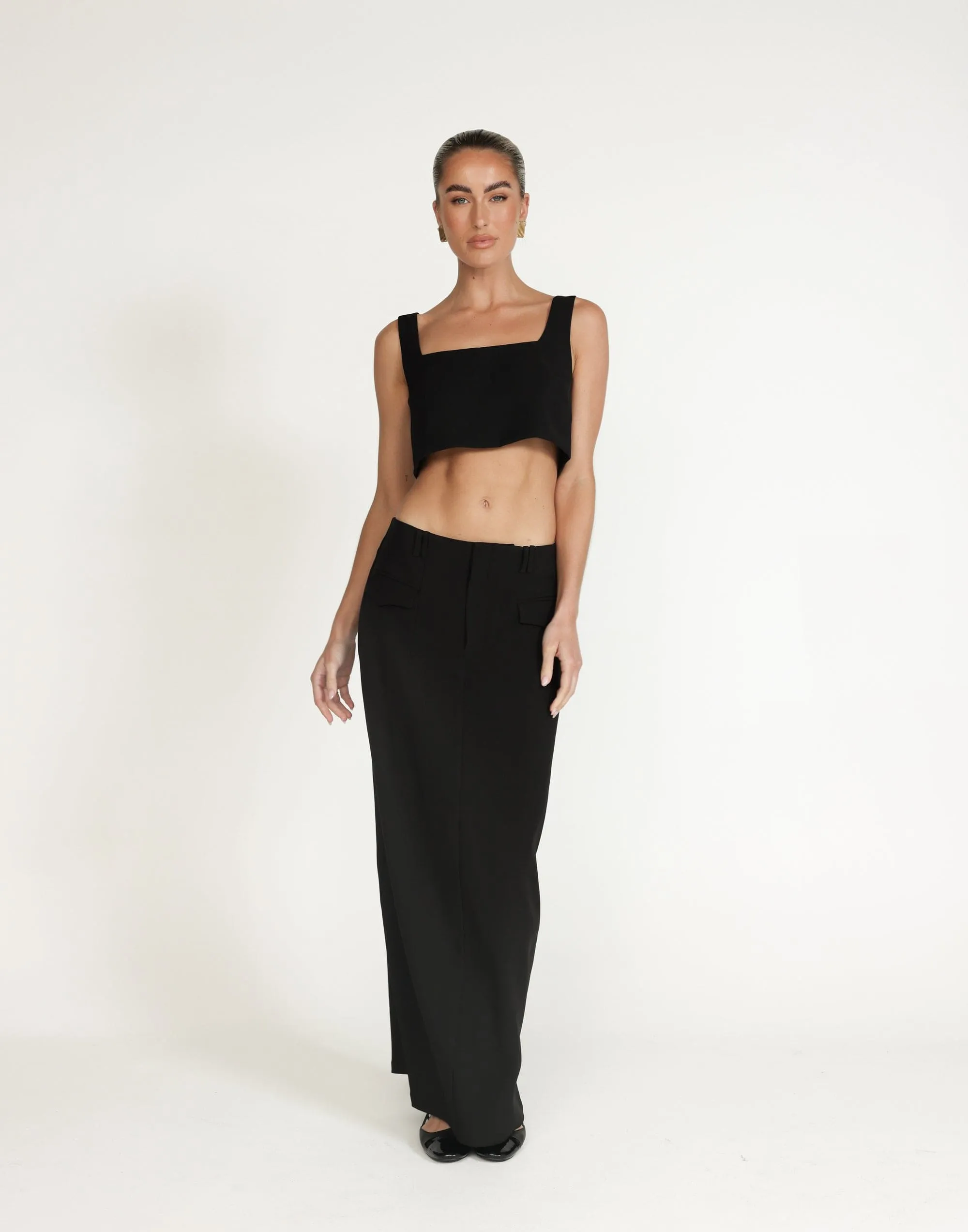 Sherin Maxi Skirt (Black)