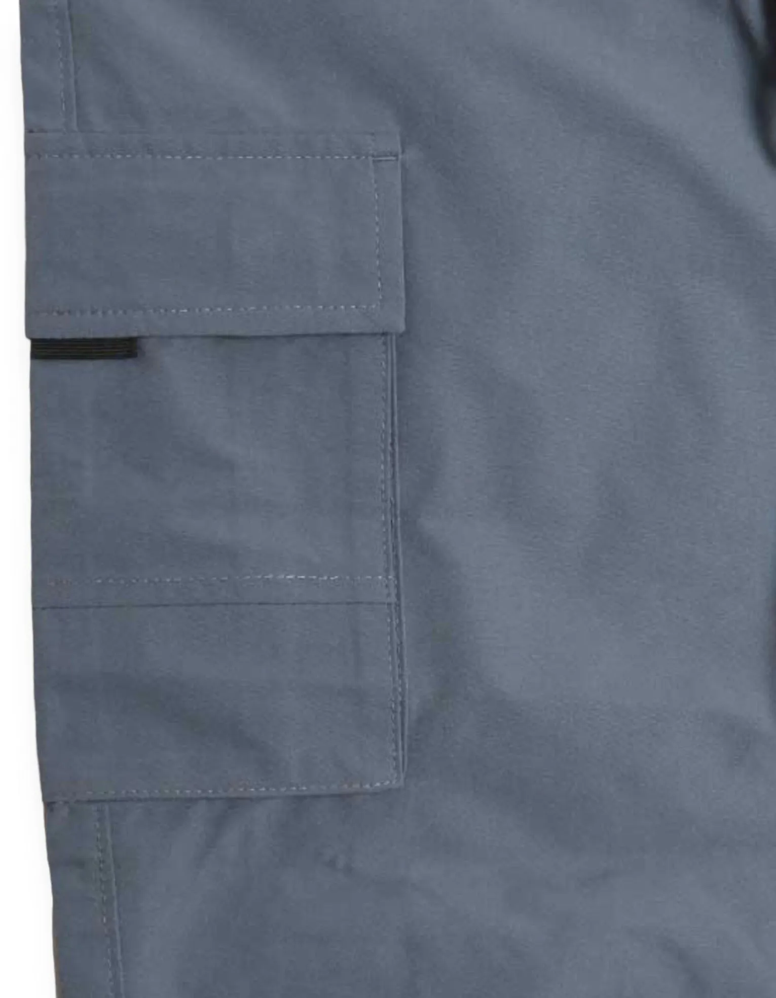 Slate Blue Drawstring Cargo Joggers