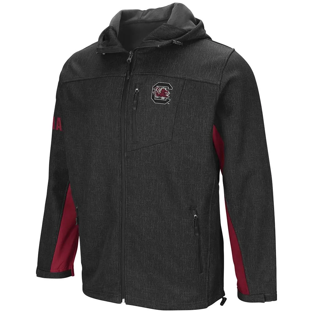 South Carolina Gamecocks Colosseum Gray "Gibbons" Full Zip Hooded Jacket