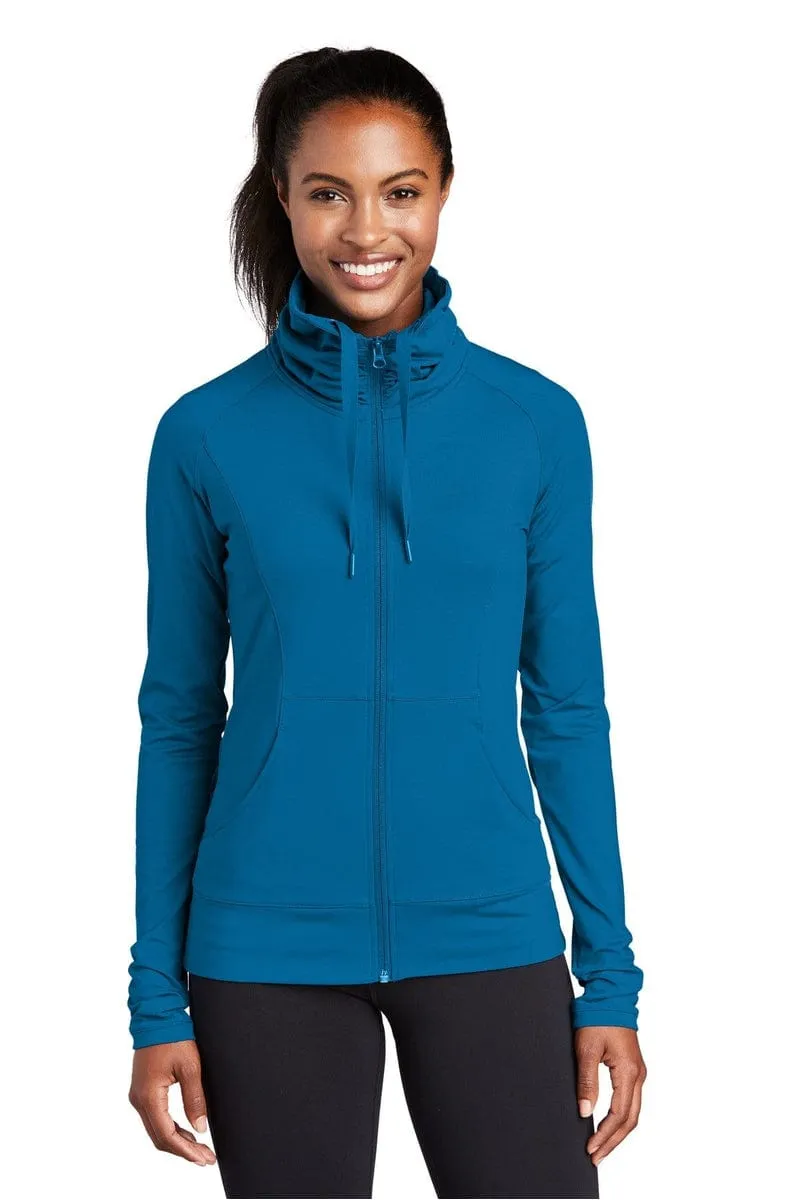 Sport-Tek LST852: Ladies Sport-Wick Stretch Full-Zip Jacket