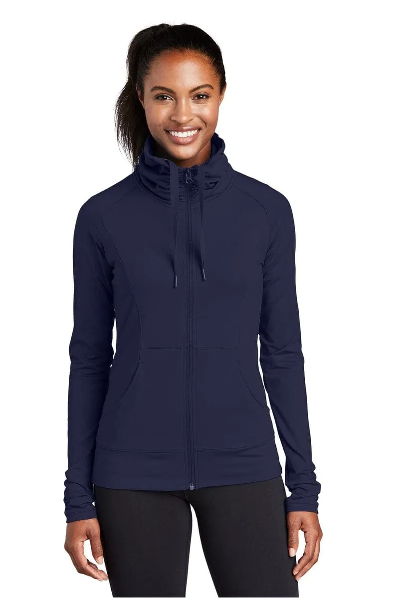 Sport-Tek LST852: Ladies Sport-Wick Stretch Full-Zip Jacket