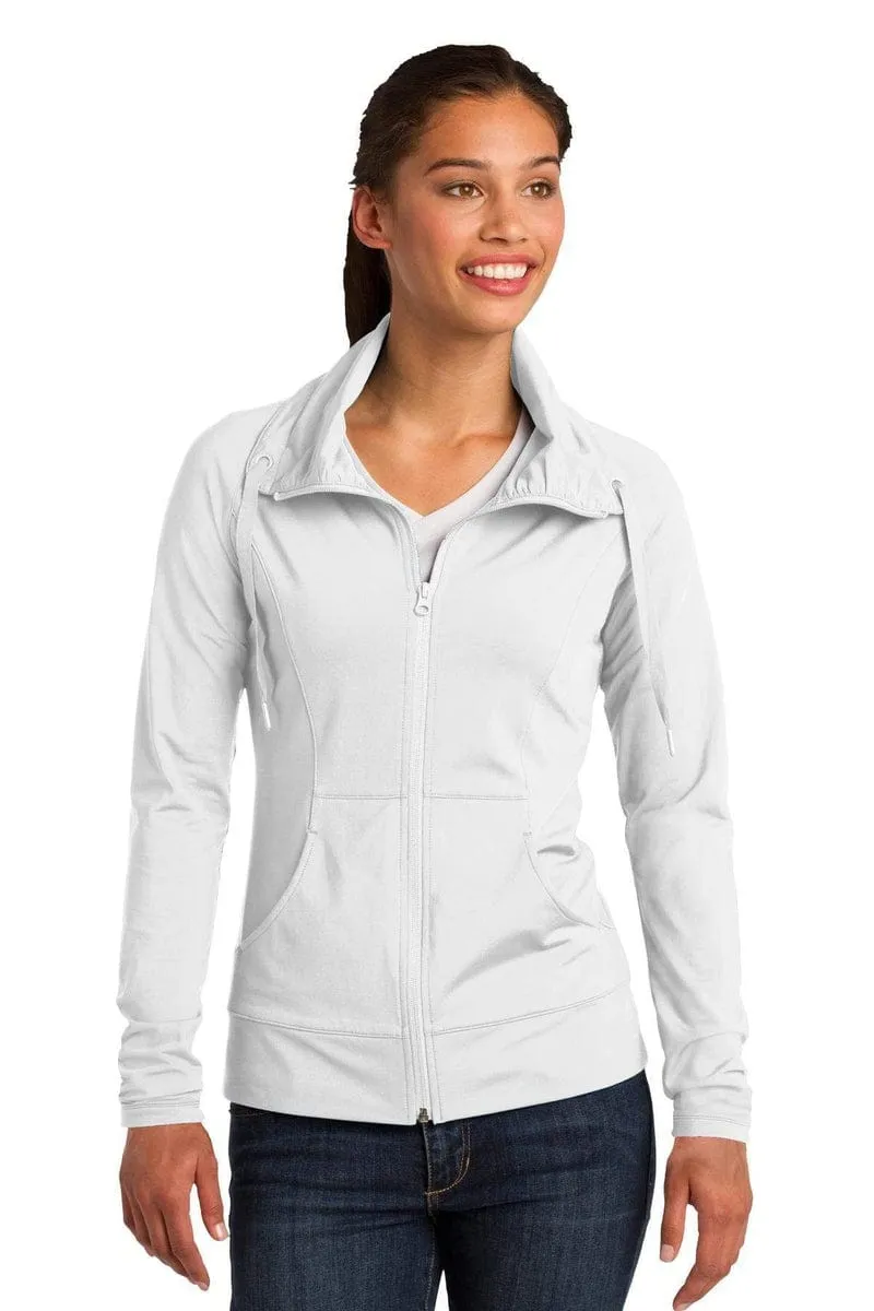 Sport-Tek LST852: Ladies Sport-Wick Stretch Full-Zip Jacket