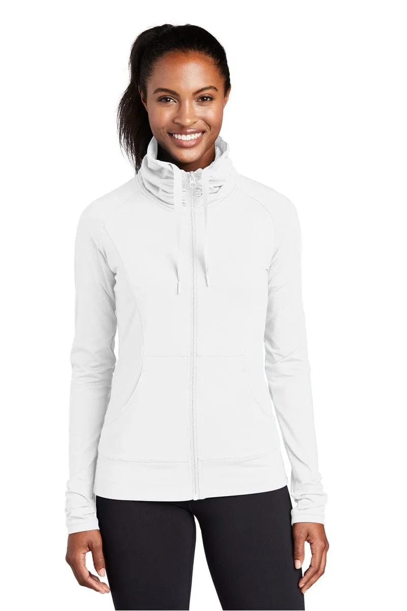 Sport-Tek LST852: Ladies Sport-Wick Stretch Full-Zip Jacket