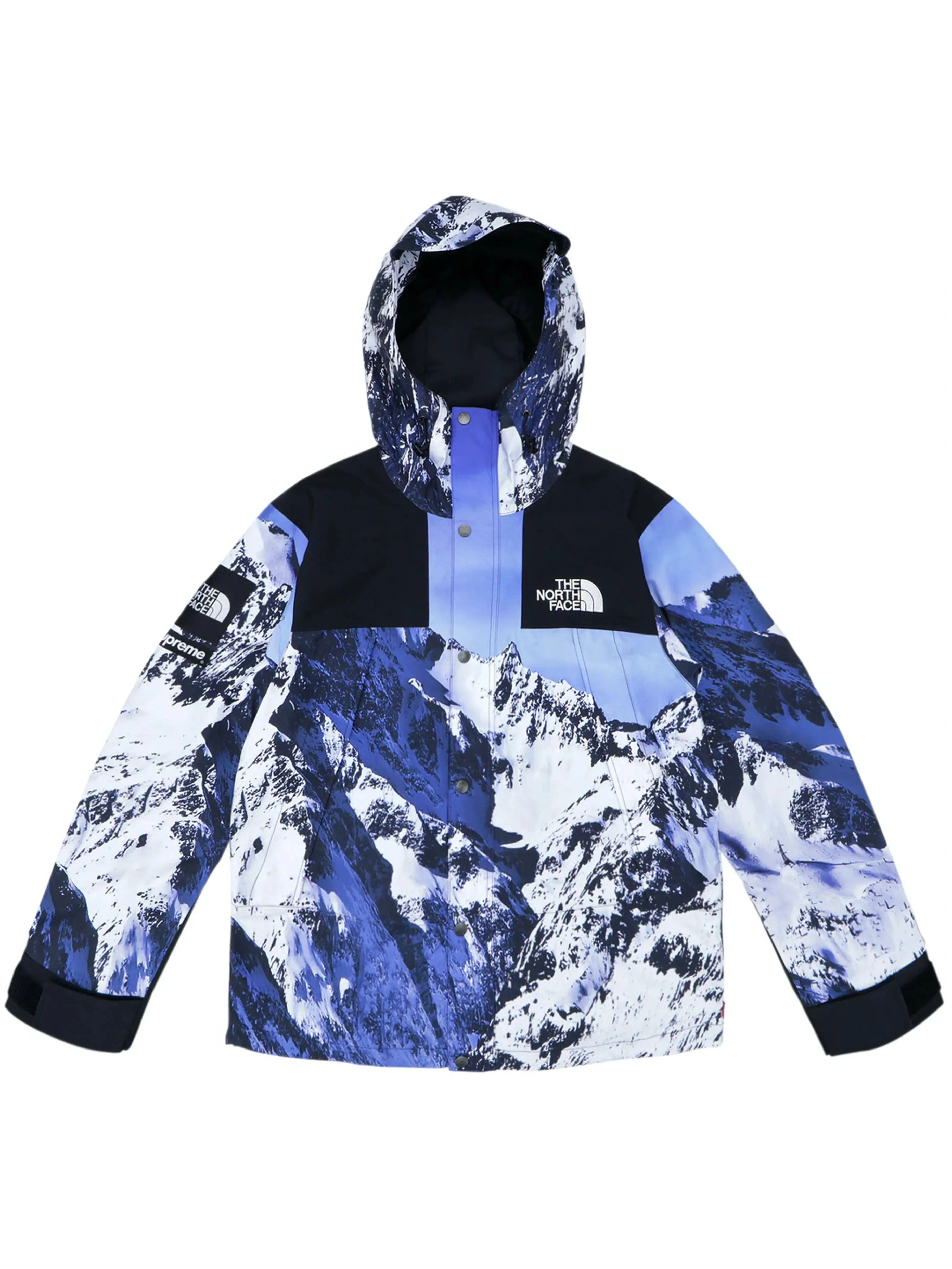 Supreme The North Face Mountain Parka Blue/White