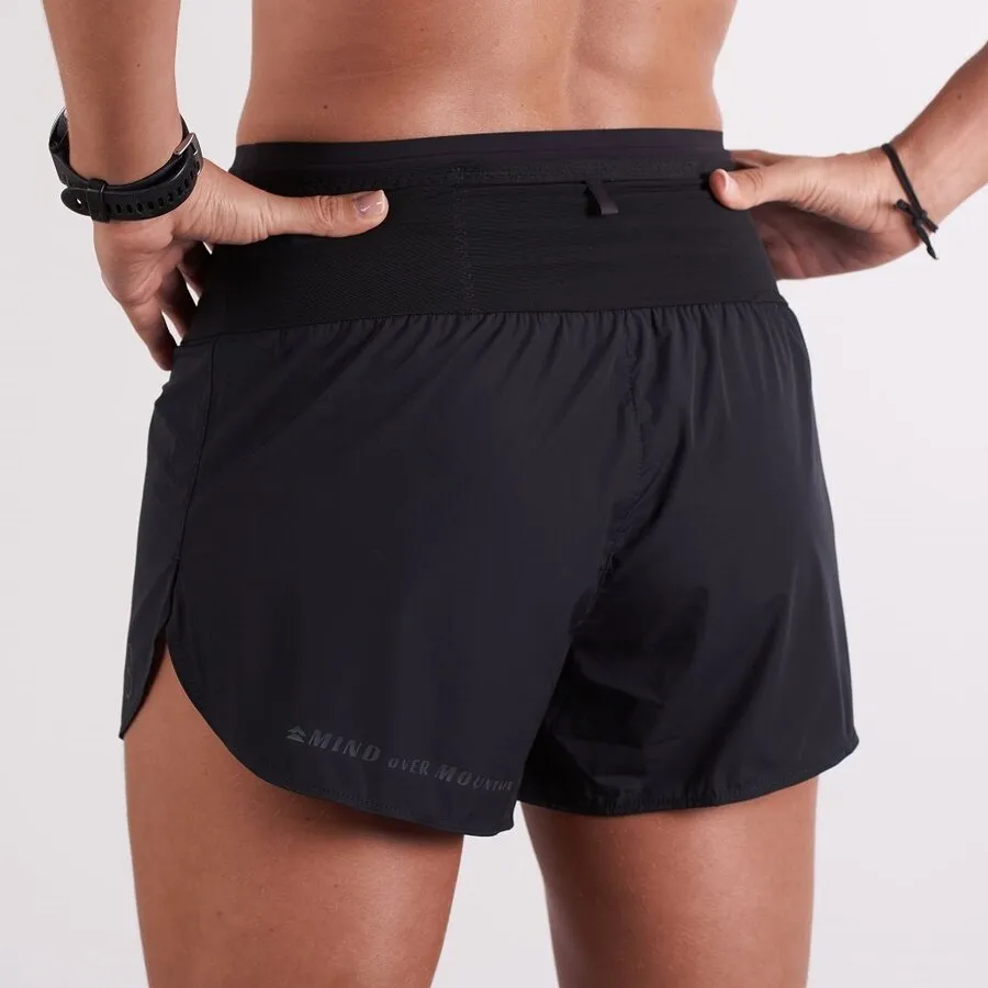 T8 Sherpa Shorts | Black / Silver Logo | Womens