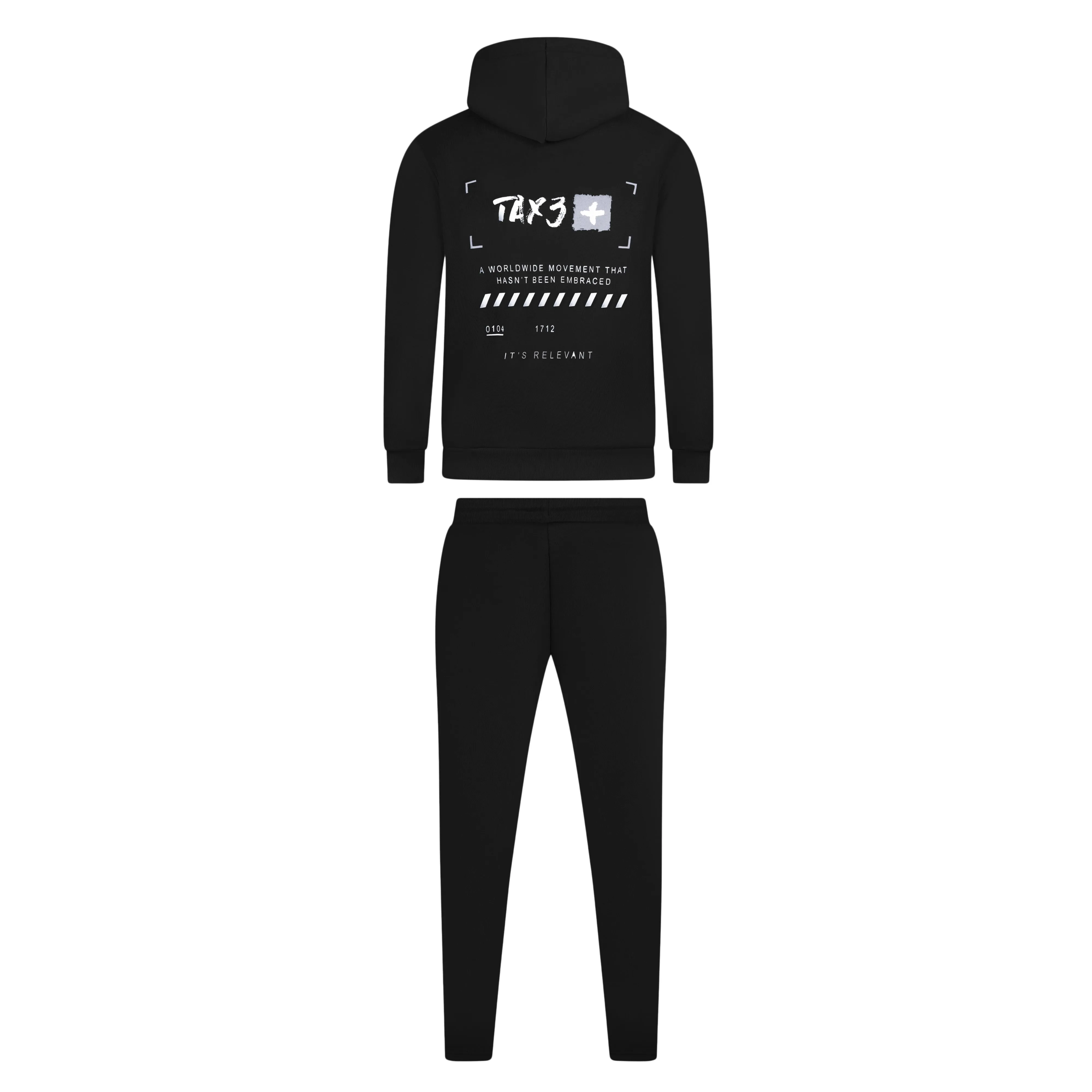 TAX3 CHENILLE X TRACKSUIT - BLACK/GREY