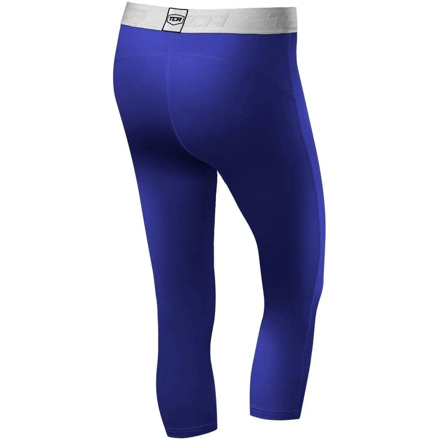 TCA Pro Performance Endurance Womens 3/4 Capri Running Tights - Blue