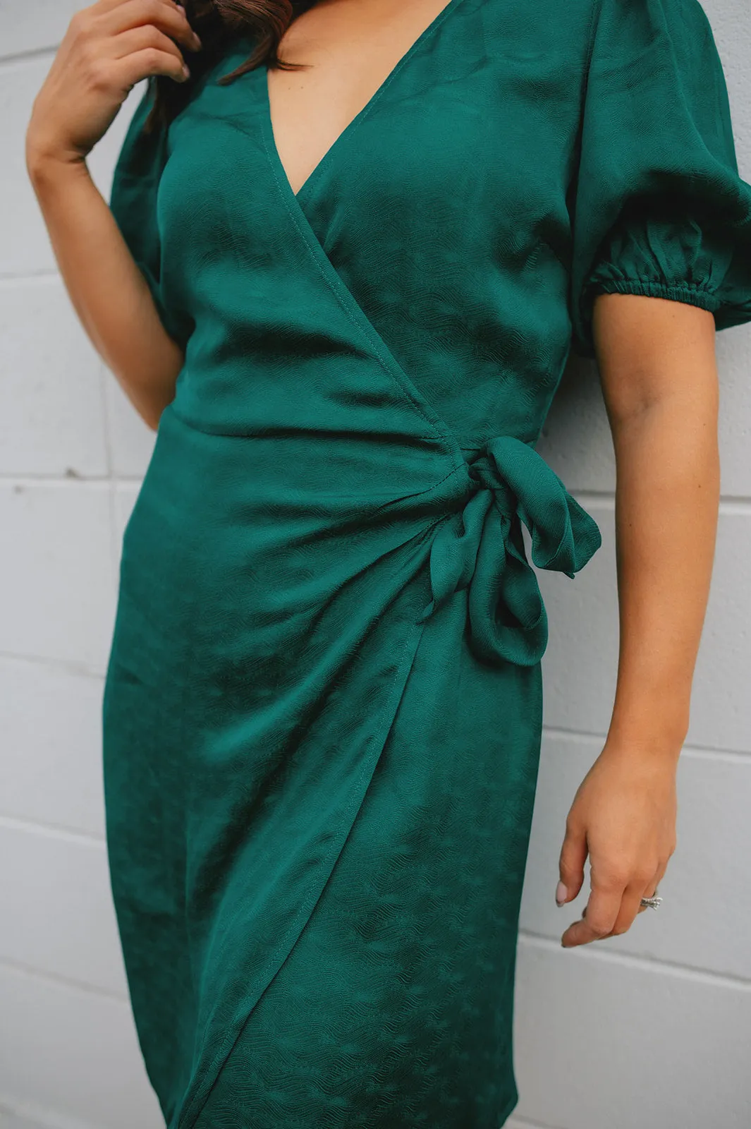 The Faden Wrap Dress by FRNCH