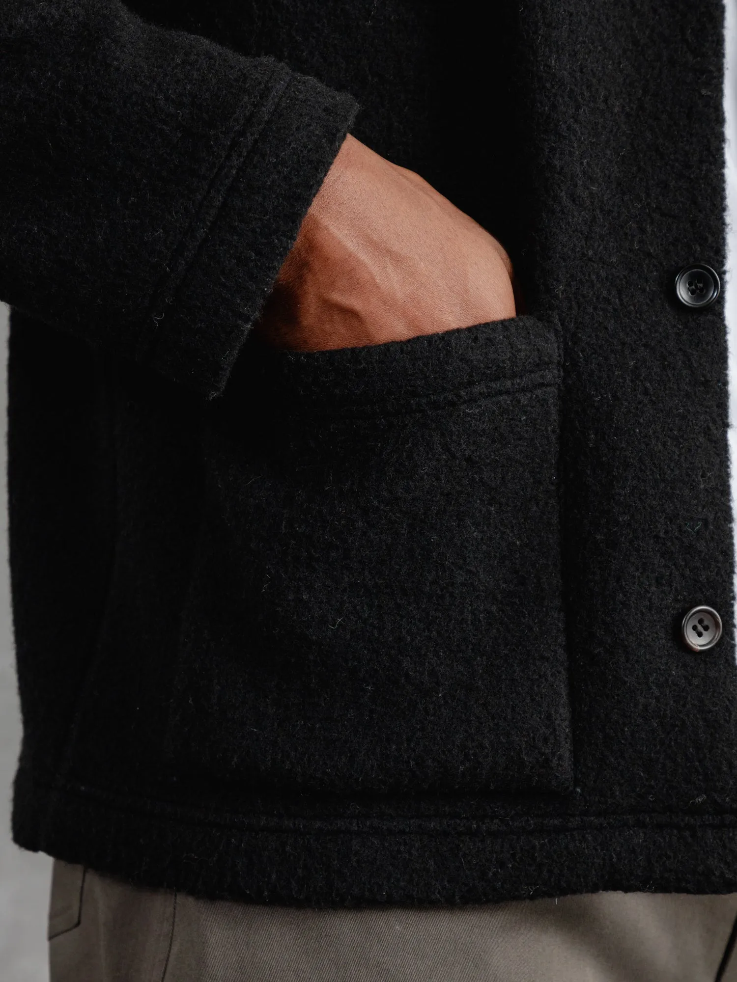 The Fleece Button Through Jacket