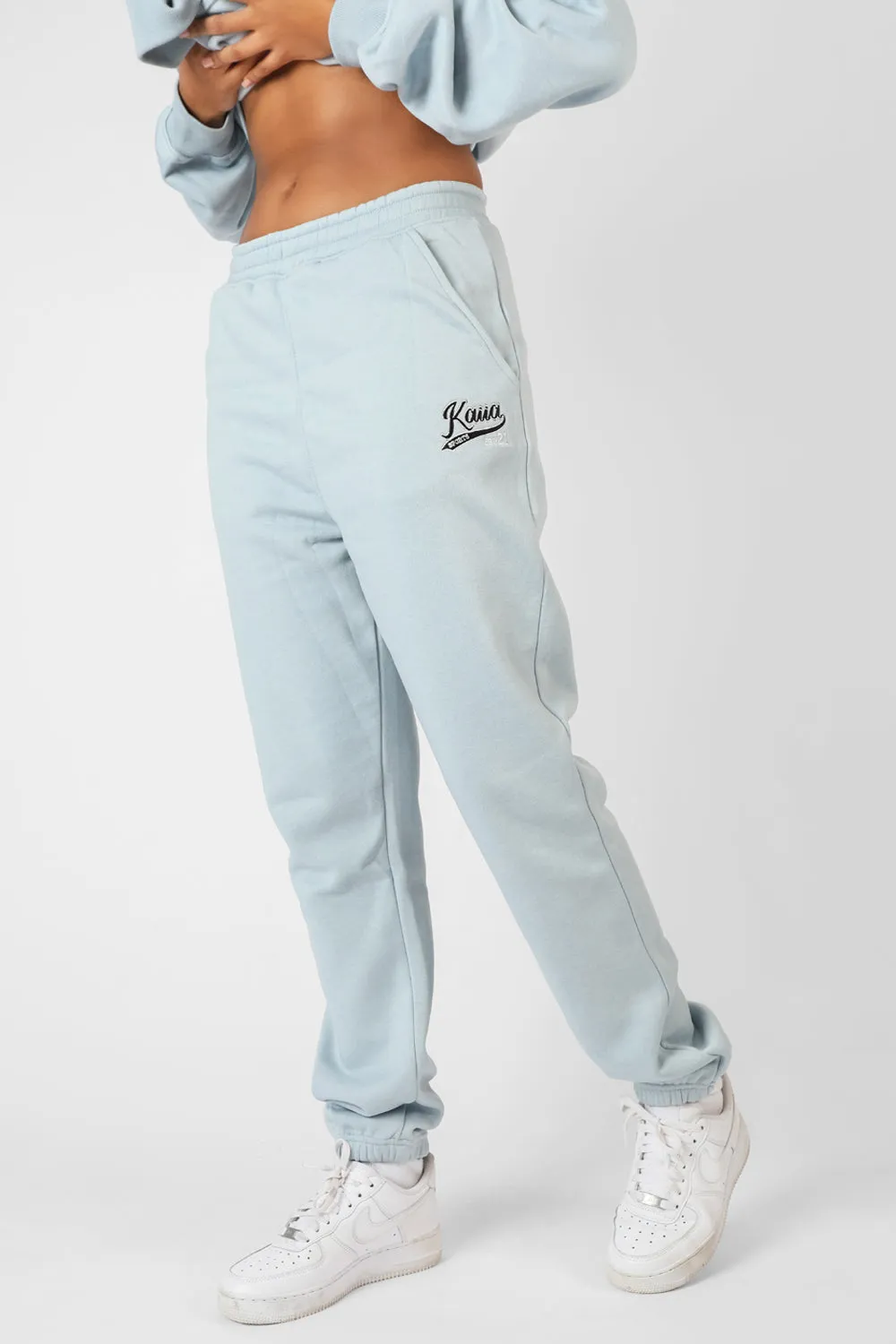 Varsity 90'S Joggers Ice Blue