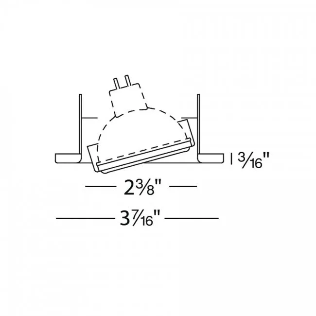 WAC HR-837 2.5" Low Voltage Adjustable Trim