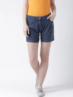 Women Blue Color Short