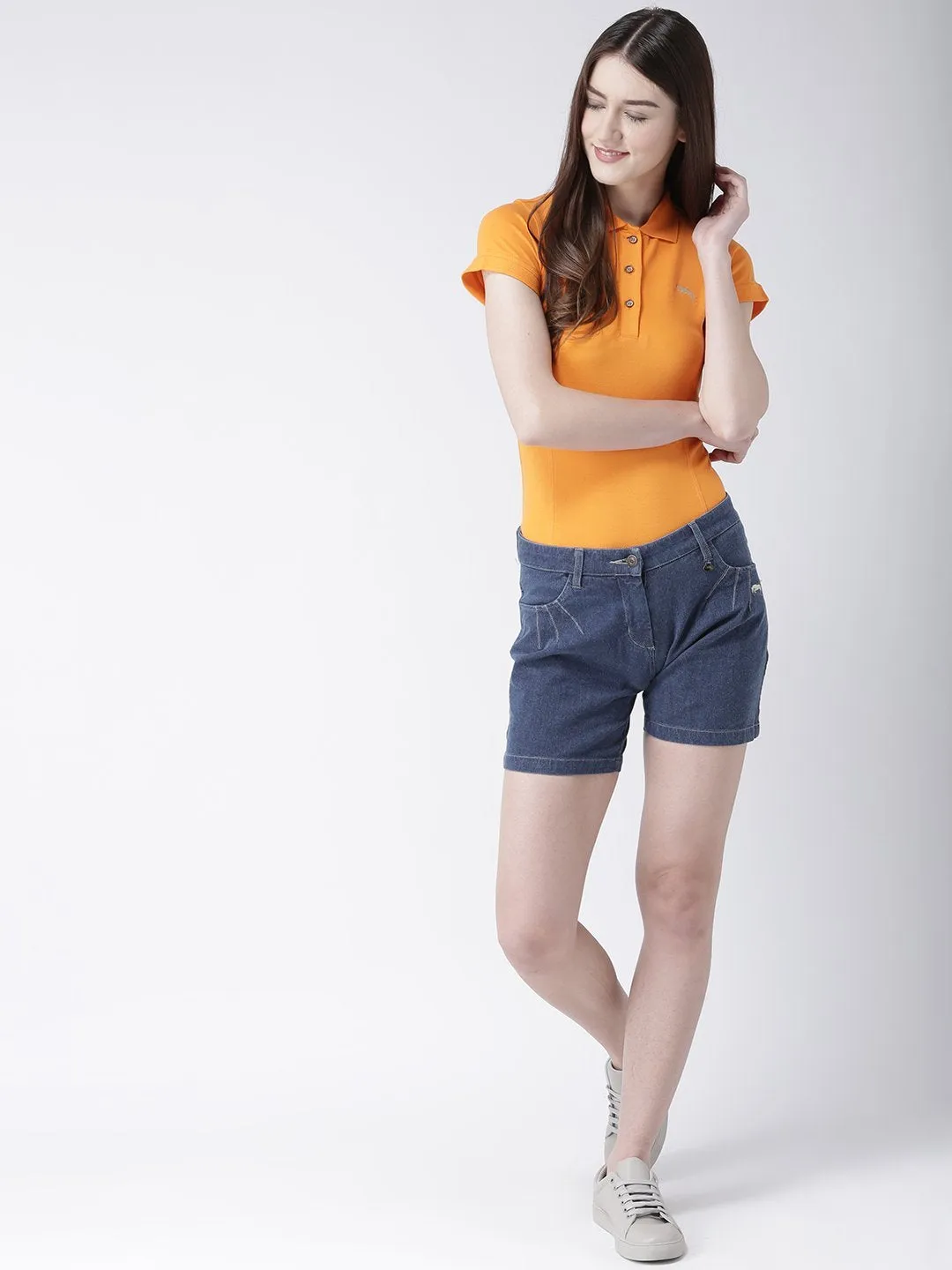 Women Blue Color Short