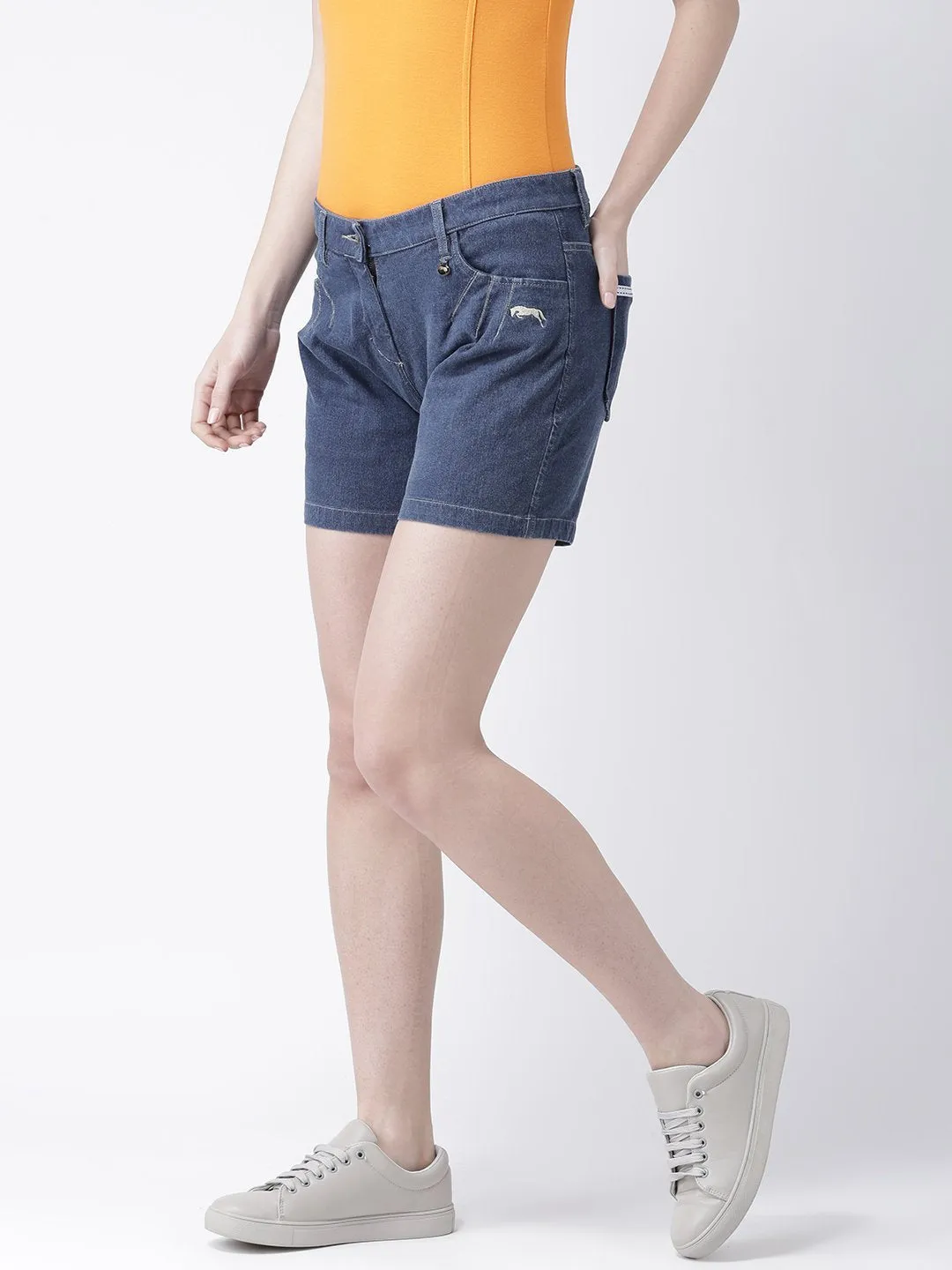 Women Blue Color Short