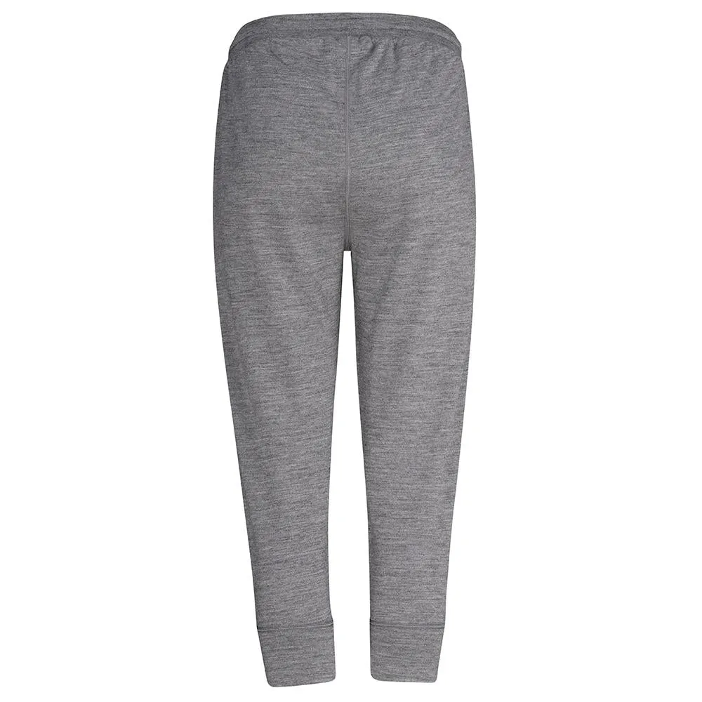 Womens Merino 260 Lounge Cuffed 3/4 Joggers (Charcoal/Orange)