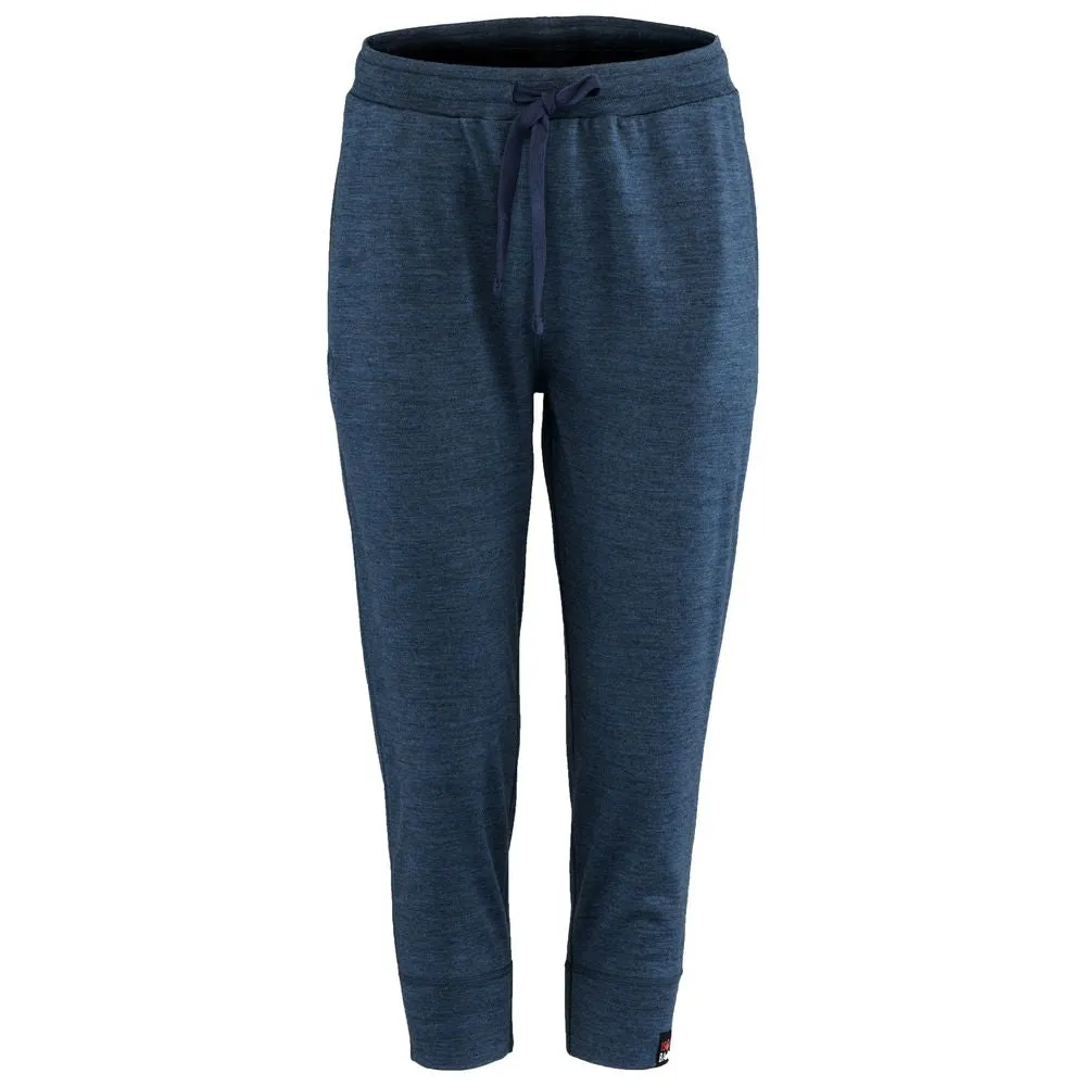 Womens Merino 260 Lounge Cuffed 3/4 Joggers (Denim/Navy)