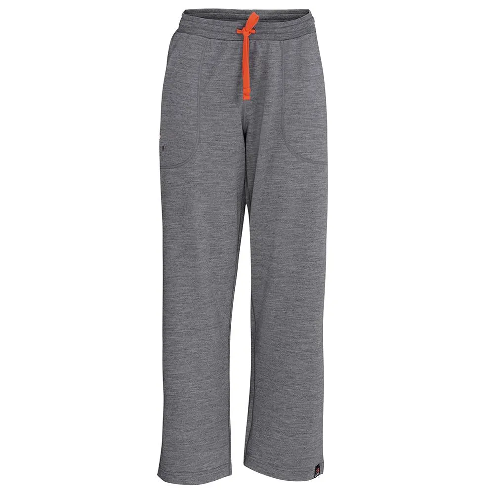 Womens Merino 260 Lounge Loose Joggers (Charcoal/Orange)