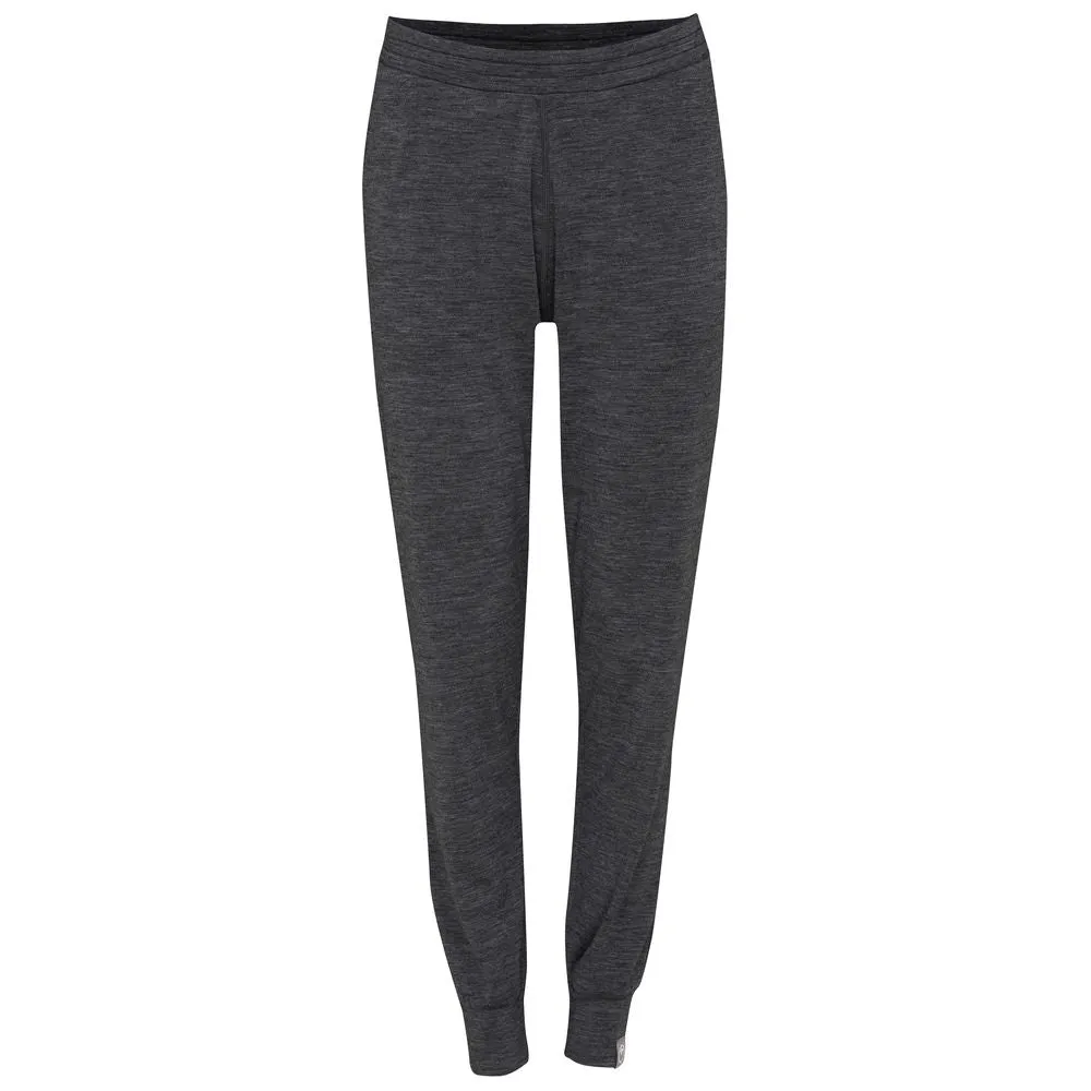 Womens Merino Blend 200 PJ Joggers (Smoke Melange)