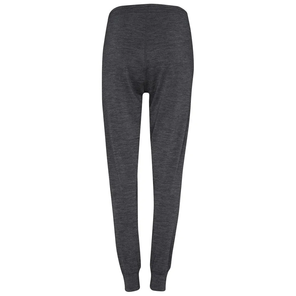 Womens Merino Blend 200 PJ Joggers (Smoke Melange)