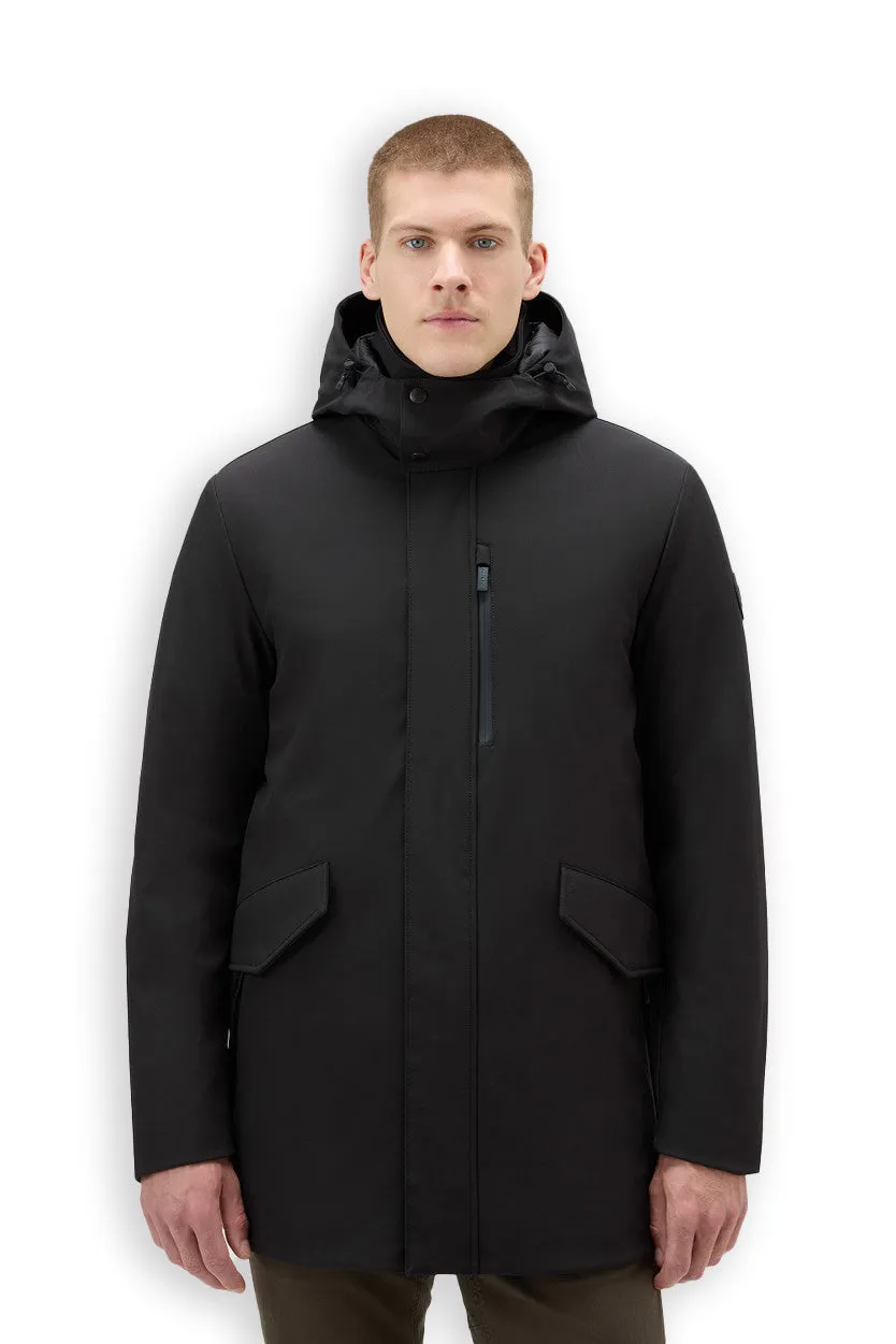 Woolrich Barrow Mac Soft Shell Coat Nero Uomo