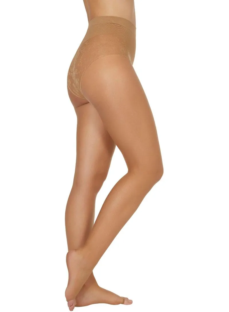 Ysabel Mora Bikini Shaping Control Top 10 Denier Toeless Tights 16507