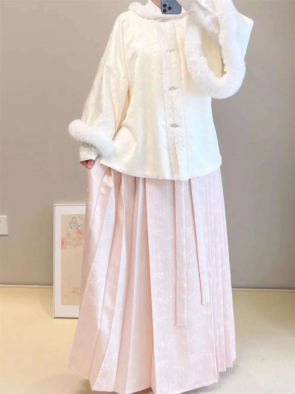 Yue Liang 月亮 Moon Beam Pastel Mamian Skirt