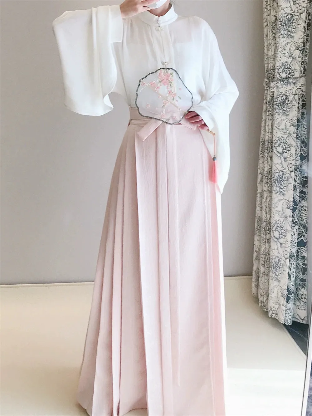 Yue Liang 月亮 Moon Beam Pastel Mamian Skirt