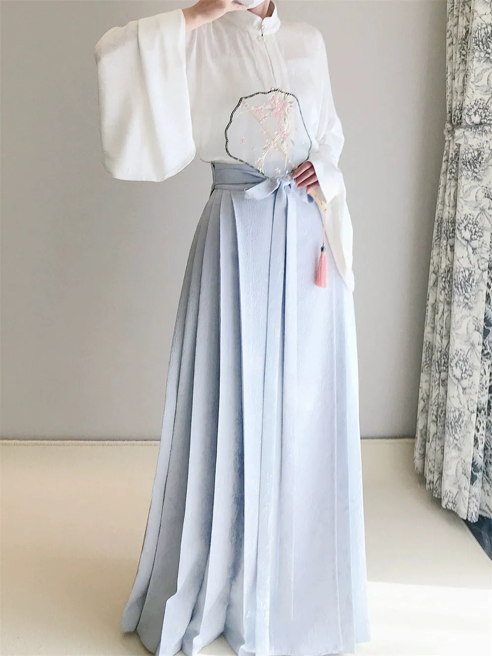 Yue Liang 月亮 Moon Beam Pastel Mamian Skirt