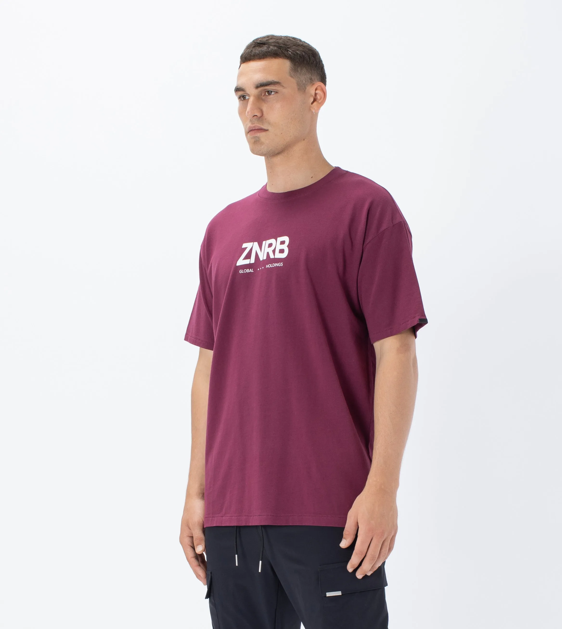 ZNRB Box Tee GD Boysenberry